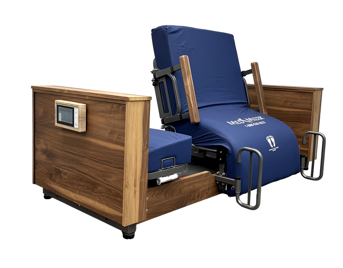 rotating sleep to stand chair bed