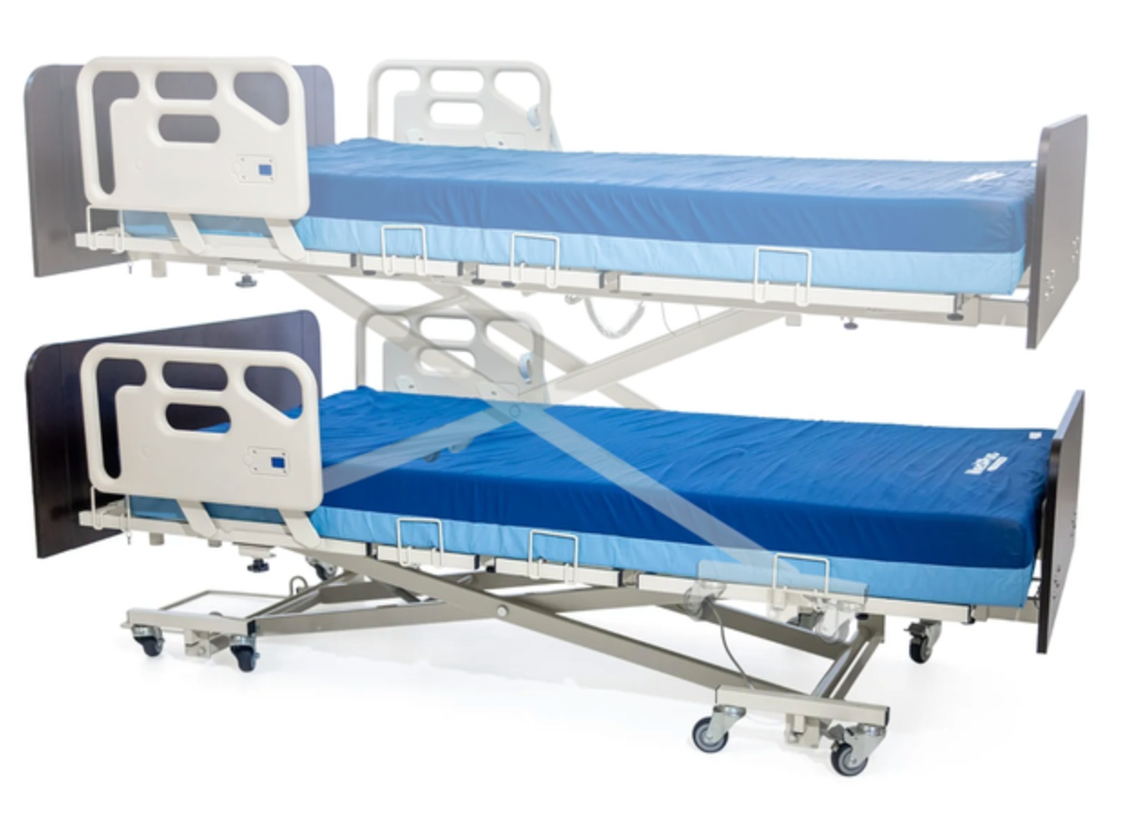 Medacure Expandable Ultra Low and Hi-Low Hospital Bed.