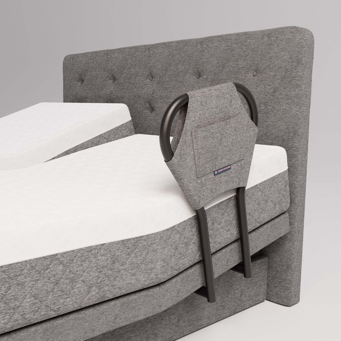 Comfort Transition Foam enhances mattress flexibility and ensures contouring when paired with the Dawn House Bed.