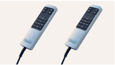 Flex-A-Bed Remote for hospital bed, adjustable bed, and hi-low bed homecare solutions.
