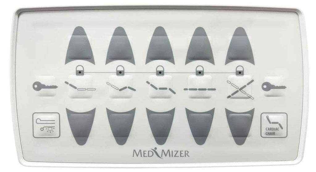 Active Care SafeTurn Control Panel for adjustable hospital beds, offering easy hi-low adjustments for enhanced safety.
