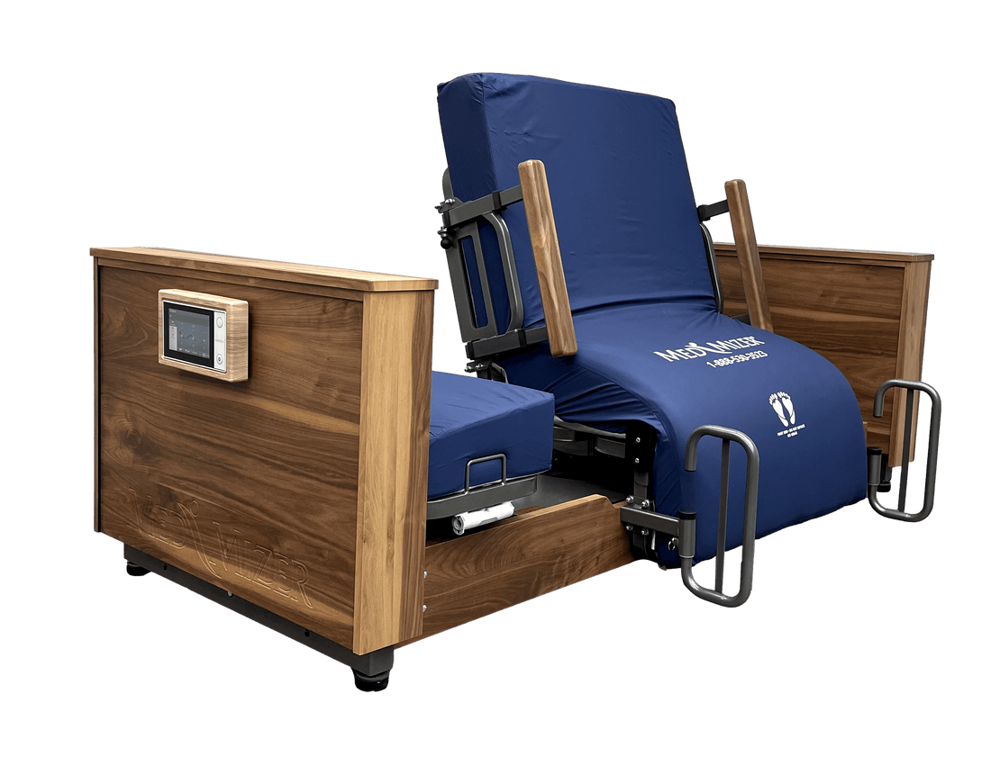 rotating sleep to stand chair bed