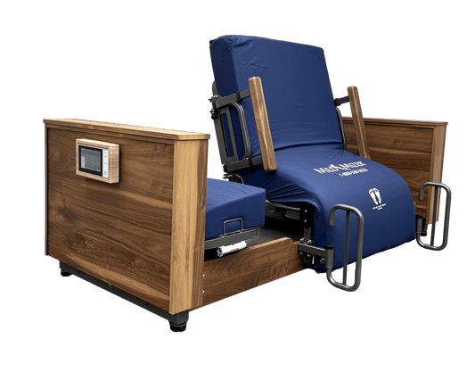 rotating sleep to stand chair bed