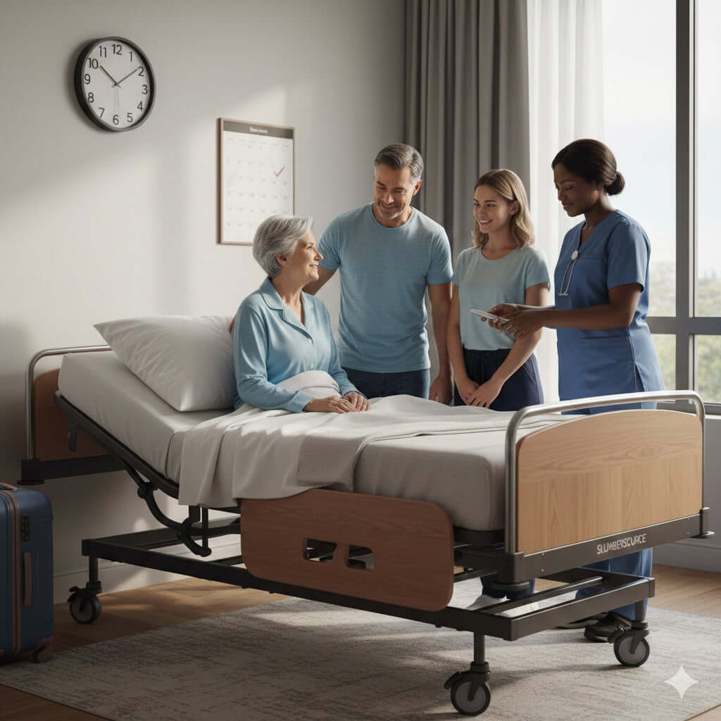 Homecare bed delivery and white-glove installation by SlumberSource