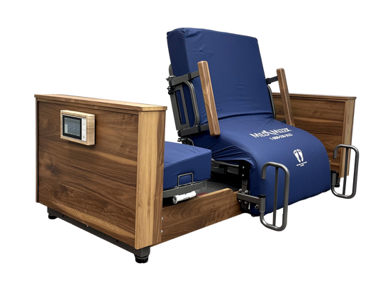 rotating sleep to stand chair bed