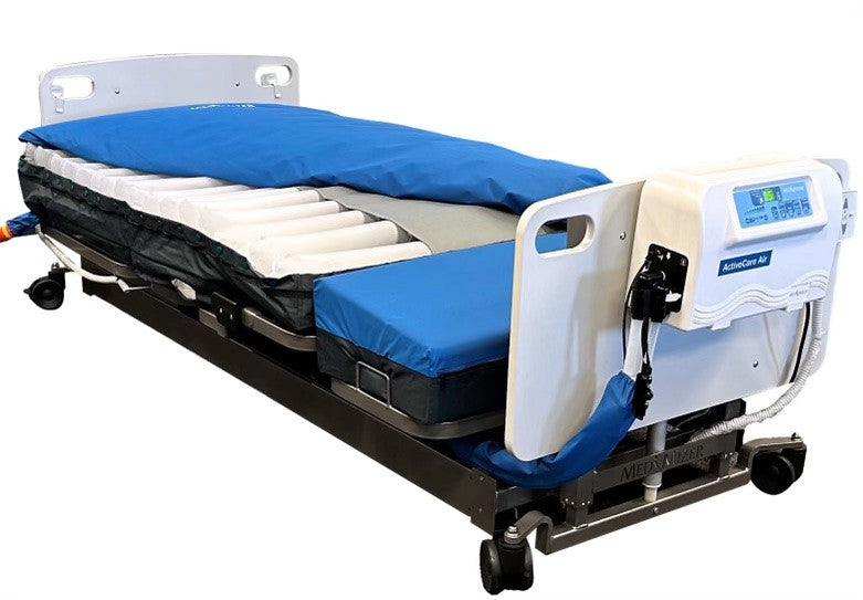 Med-Mizer Deluxe ActiveCare SafeTurn Rotating Hi-Low Hospital Bed.