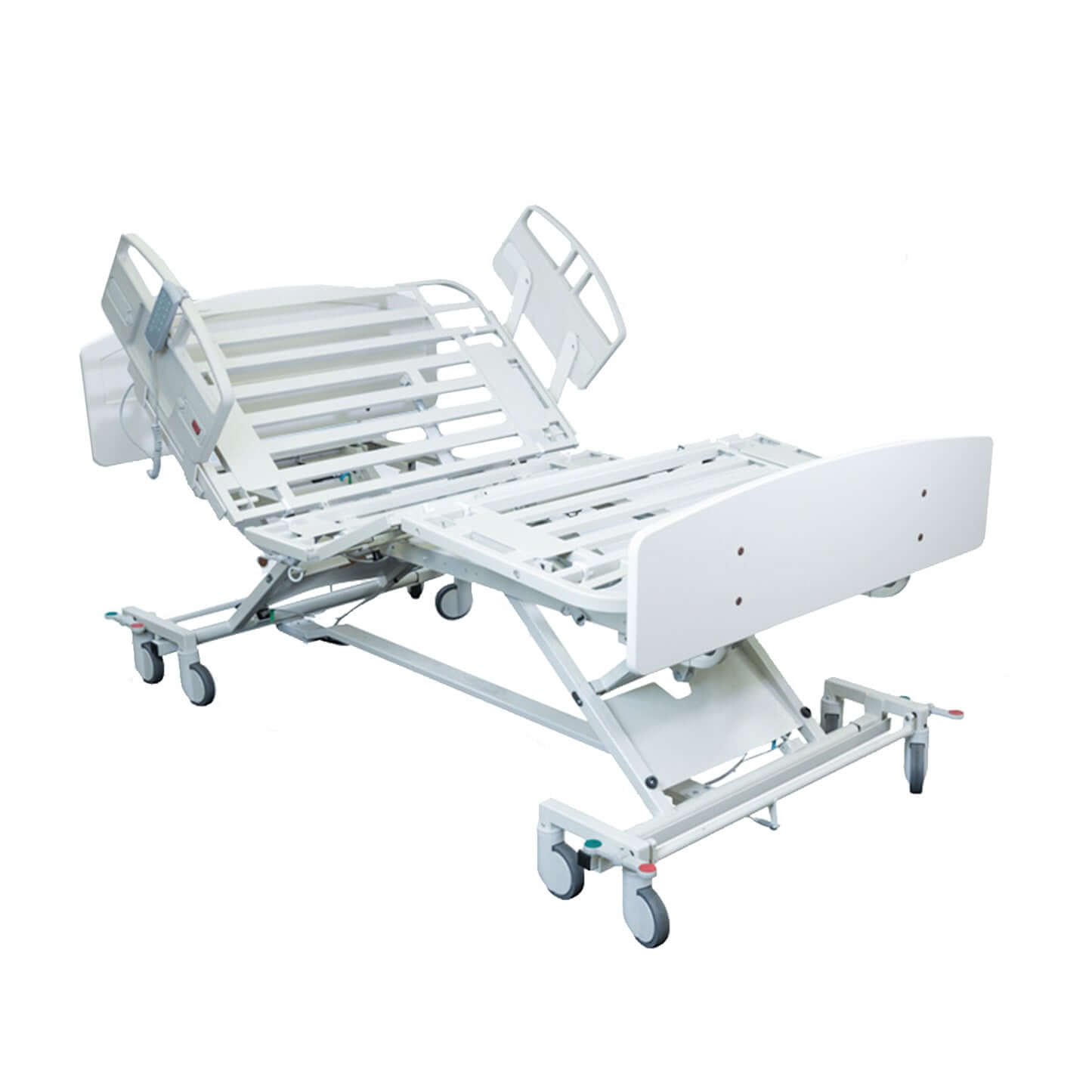 NOA Expandable Bariatric Hospital Bed with adjustable height and positions for homecare and hospital use.