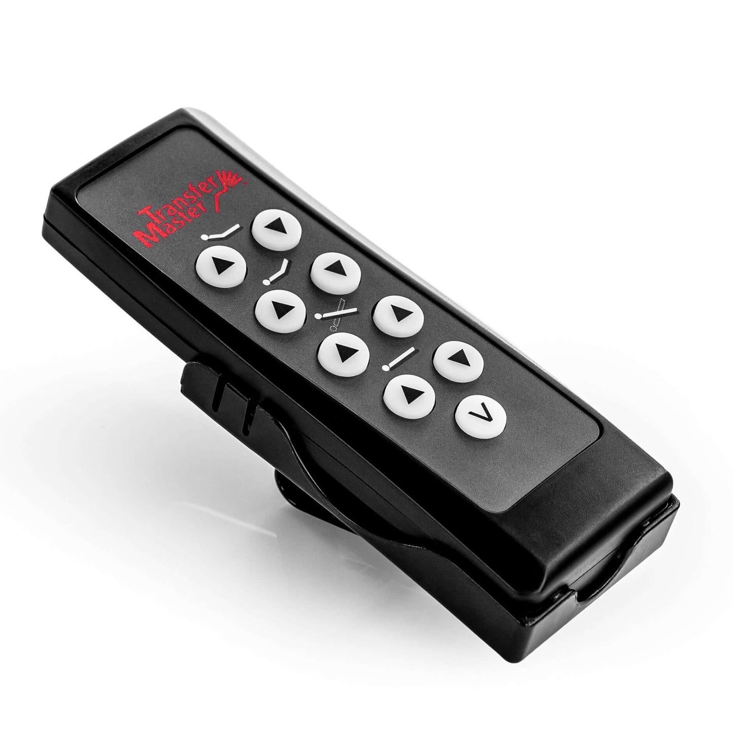 Transfer Master Supernal 5 Hi-Low Adjustable Bed remote control with buttons for easy adjustments.