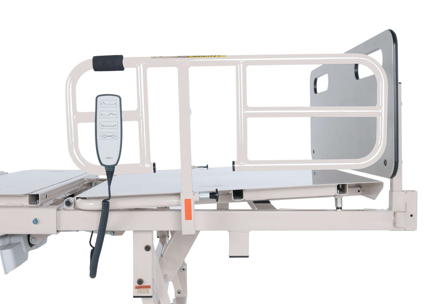 Gendron® Maxi Rest 800 Bariatric Hospital Bed features adjustable rail and remote control for personalized comfort.