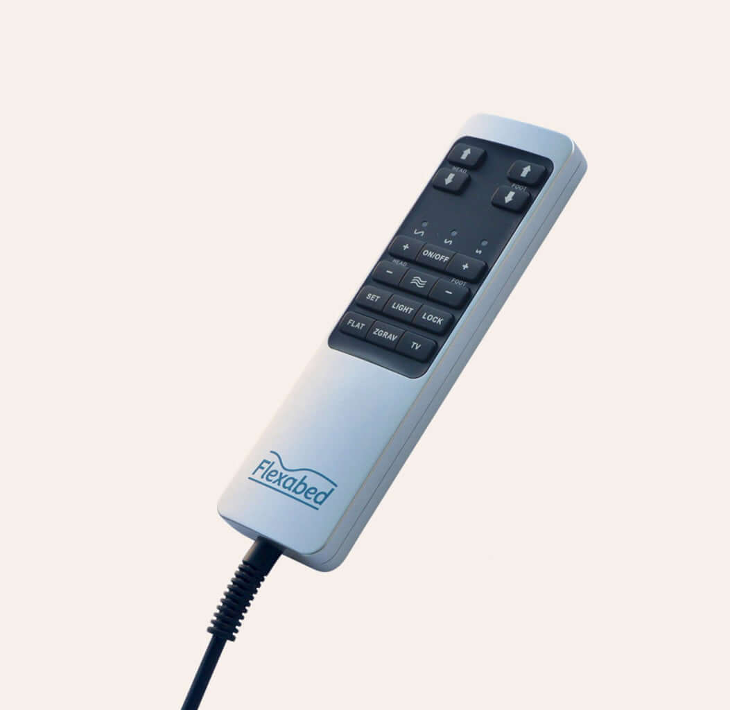 Flex-A-Bed Remote for hospital bed, homecare bed, adjustable bed and hi-low bed, enhancing comfort and convenience.