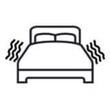 Flex-A-Bed Massage features adjustable bed vibrations for ultimate comfort in a homecare environment.