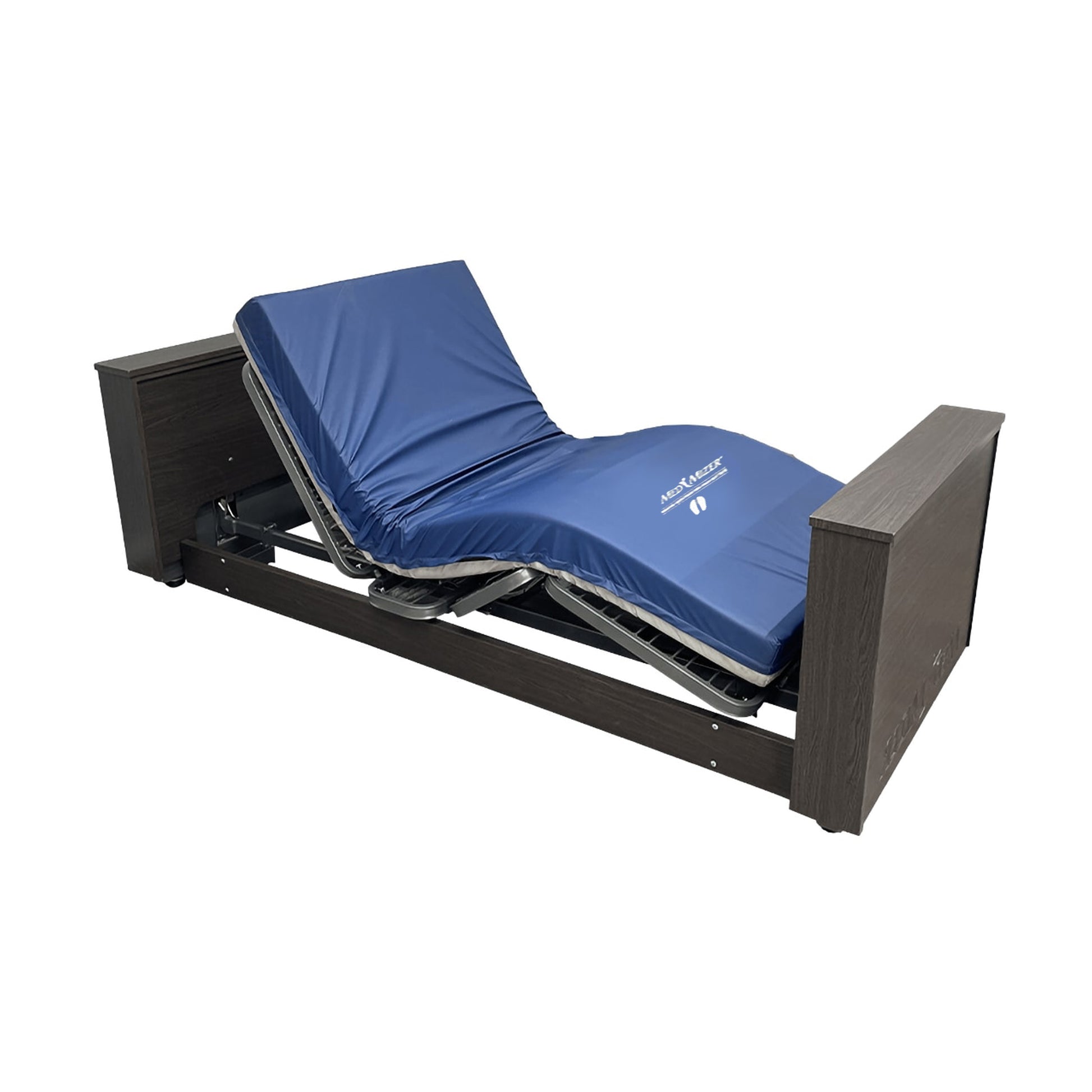 Med-Mizer SelectCare Hospital Bed in obsidian oak