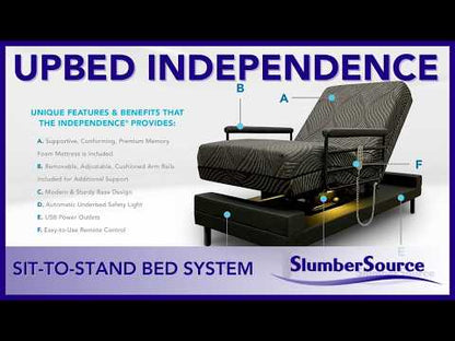 UPbed Independence Rotating 4-in-1 Lift Chair/Bed