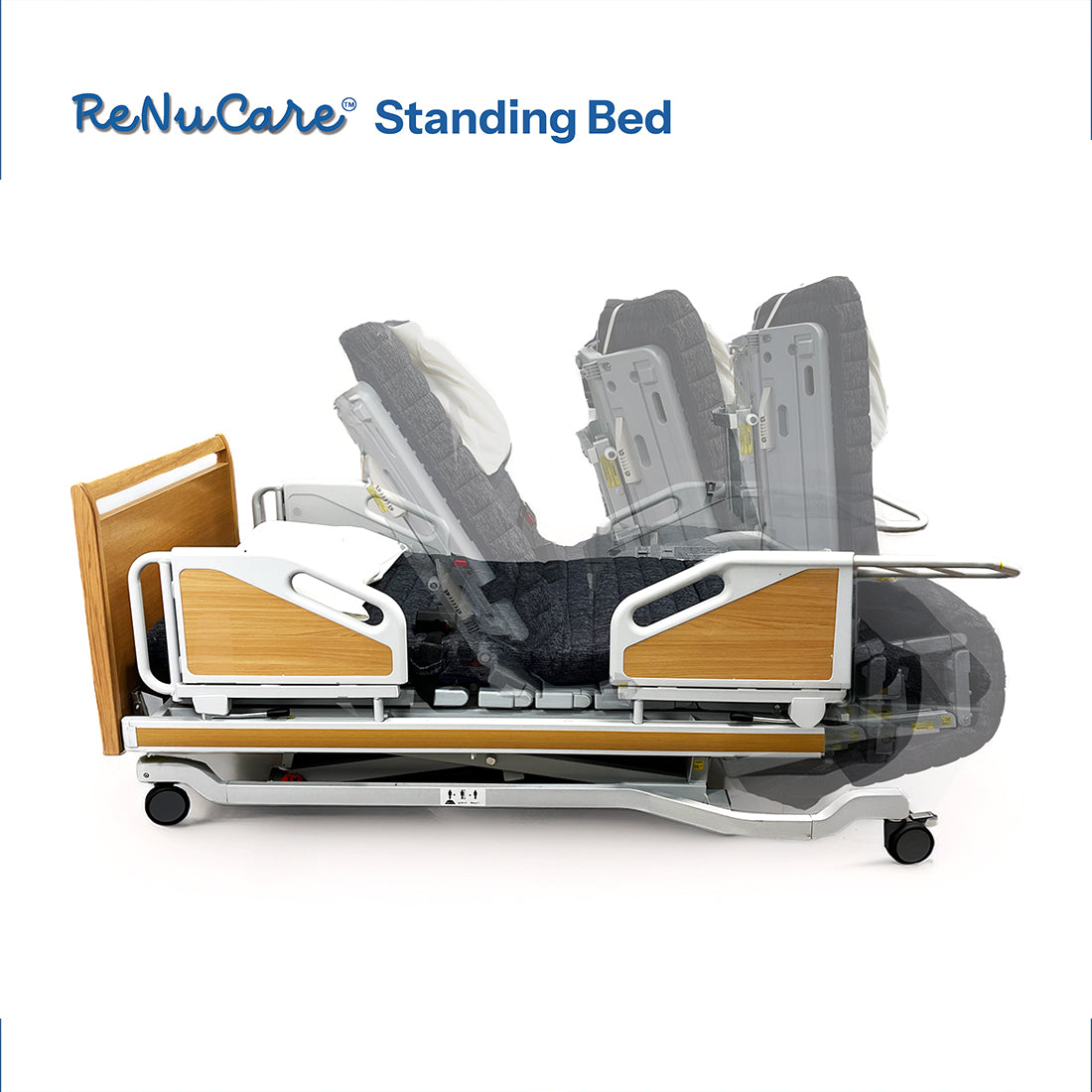 ReNuCare Standing Bed on a white background