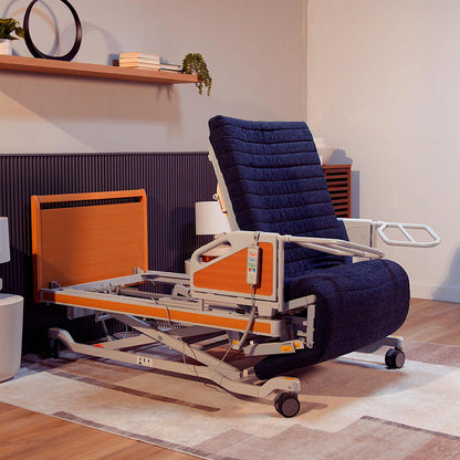 ReNuCare Standing Bed with adjustable bed in a home setting