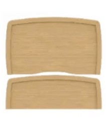 Accora Headboard/Footboard for hospital bed, designed for homecare and adjustable hi-low beds.