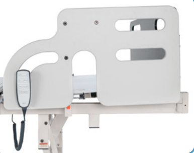 Side rail options for hospital bed