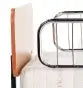 Headboard for an adjustable bed, ideal for hospital bed or homecare bed use, featuring a modern design.