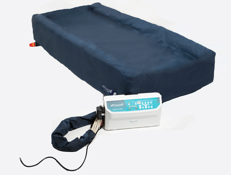 Alternating Pressure/Low Air Loss Mattress Options for adjustable beds, hospital beds, and homecare beds.