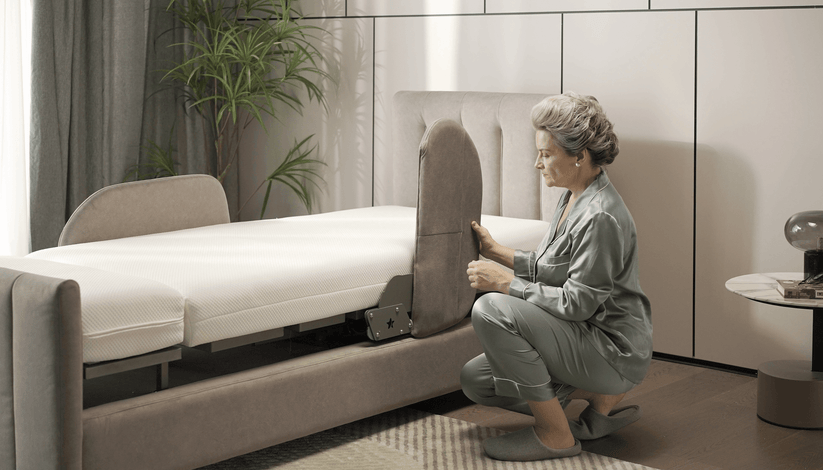 Orin Rotating Sit to Stand Bed | Sleep to Stand Bed for Home Use ...