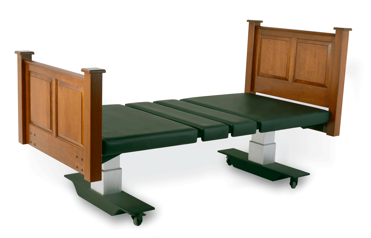Assured Comfort Mobile Series Hi-Low Adjustable Homecare Bed. 